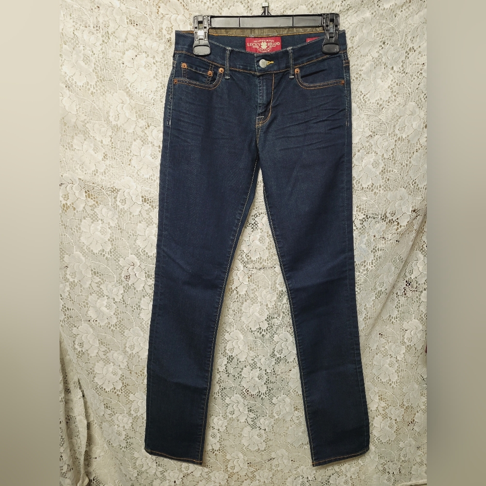Lucky Brand Sweet Straight dark blue jeans Size 25 long